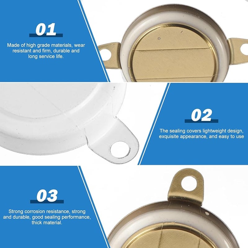 Iron Drum Covers 80pcs 200L Waterproof Seal Caps with Gasket for Oil Barrel Industrial Chemical Storage Leak Protection - Image 4